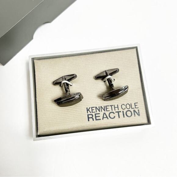 KENNETH COLE CUFFLINKS IN BOX BRAND NEW - Picture 1 of 6